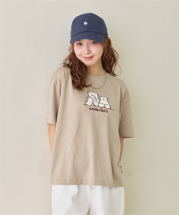 LAFUKU 【サンドイッチハウスメルヘン】サガラ刺繍メルるん♪半袖Tシャツ_variationthumb_2