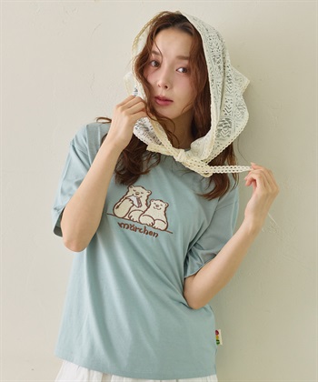 LAFUKU 【サンドイッチハウスメルヘン】サガラ刺繍メルるん♪半袖Tシャツ_variationthumb_3