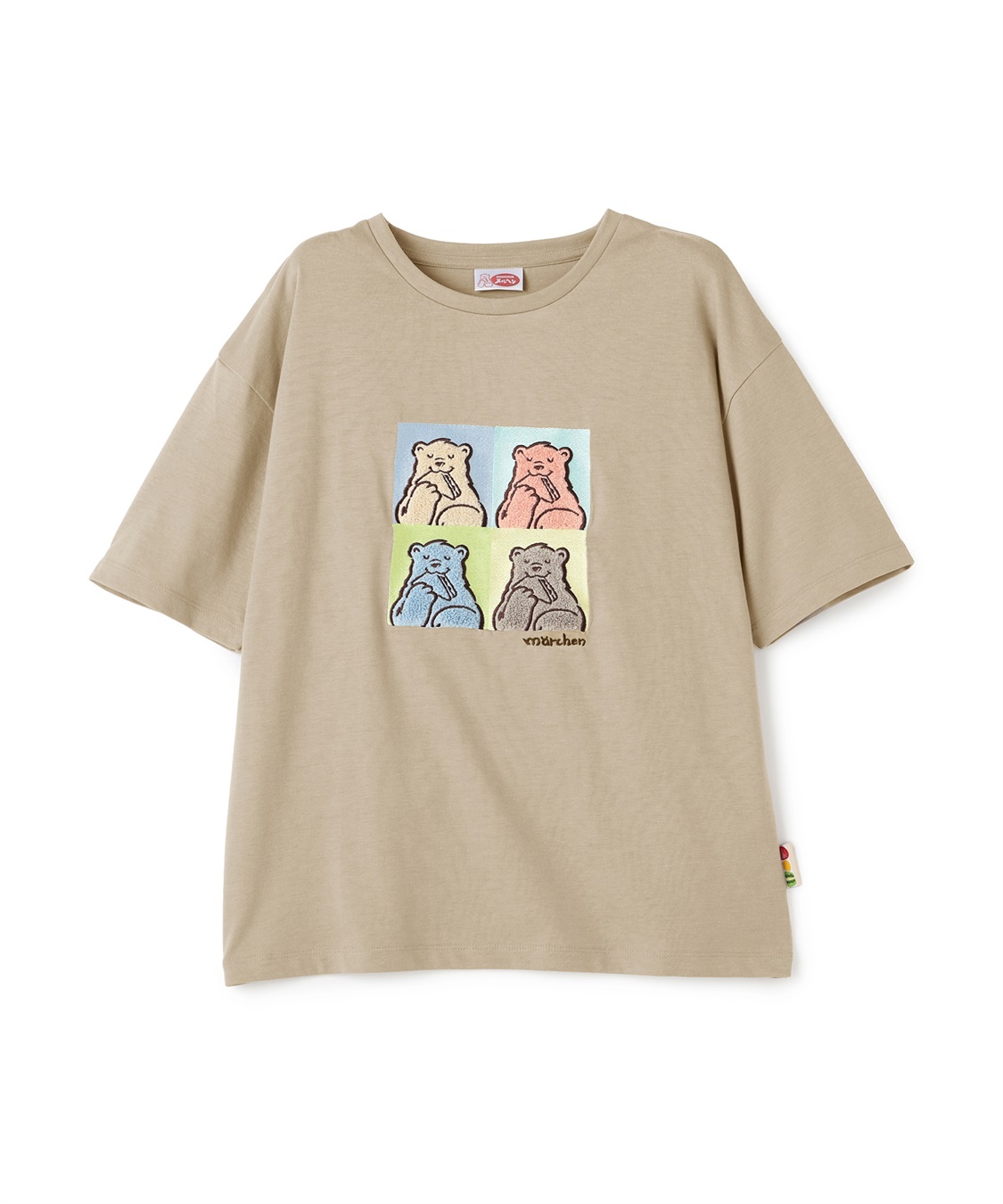 LAFUKU 【サンドイッチハウスメルヘン】サガラ刺繍アートメルるん♪半袖Tシャツ_main