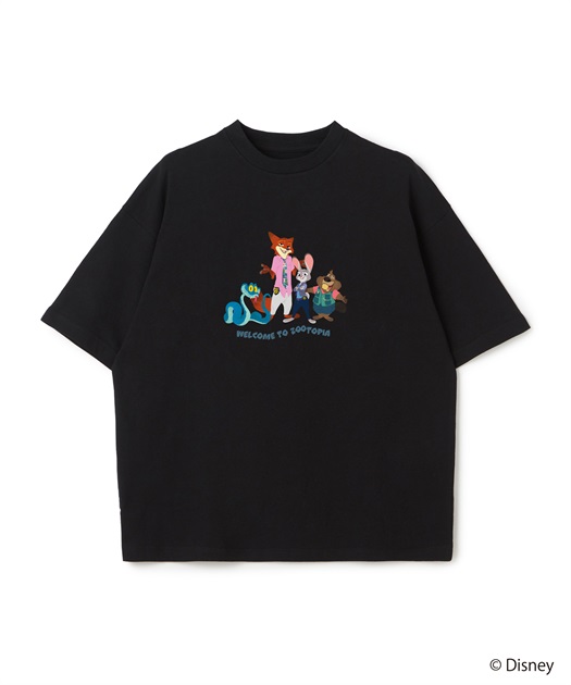 Zootopia/ズートピア】キャラクタープリント半袖Tシャツ / Over Harf