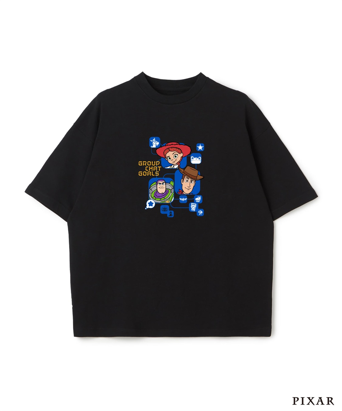 LAFUKU 【TOY STORY/トイ・ストーリー5】キャラクタープリント半袖Tシャツ / Over Harf Sleeve T-shirt《UNISEX》_variation_2