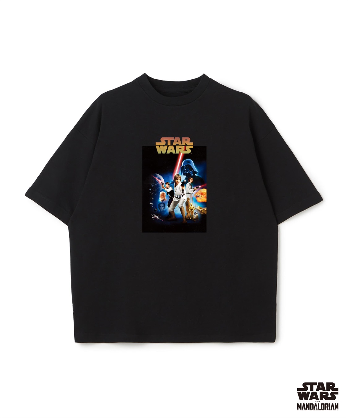 LAFUKU 【STAR WARS/スターウォーズ】カスレ加工ヴィンテージライクプリントTシャツ / Over Harf Sleeve T-shirt《UNISEX》（2026SS）_main