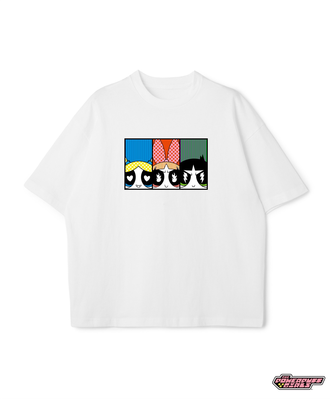 LAFUKU 【The Powerpuff Girls/パワーパフガールズ 】オーバーサイズ半袖プリントTシャツ/ Over Harf Sleeve T-shirt《UNISEX》_variation_1