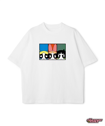 LAFUKU 【The Powerpuff Girls/パワーパフガールズ 】オーバーサイズ半袖プリントTシャツ/ Over Harf Sleeve T-shirt《UNISEX》_variationthumb_1