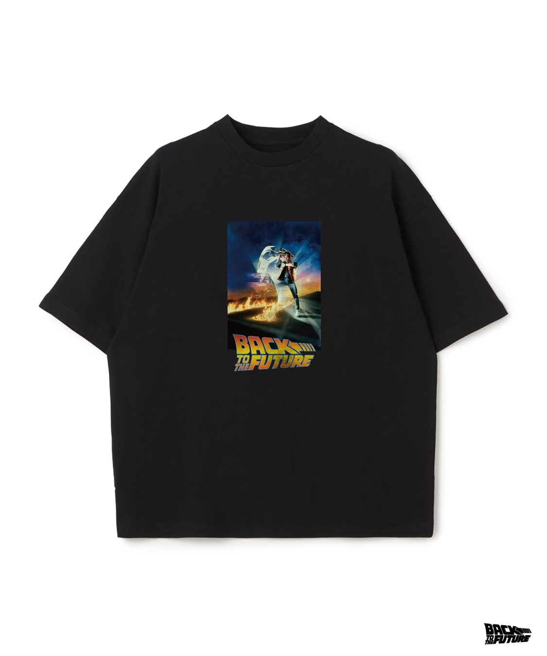LAFUKU 【BACK TO THE FUTURE/バック・トゥ・ザ・フューチャー】ヴィンテージライク半袖Tシャツ / Over Harf Sleeve T-shirt《UNISEX》_main