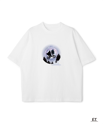 LAFUKU 【E.T./イーティー】ムービーグラフィックプリント半袖Tシャツ / Movie Scene Graphic T-Shirt《UNISEX》_variationthumb_1