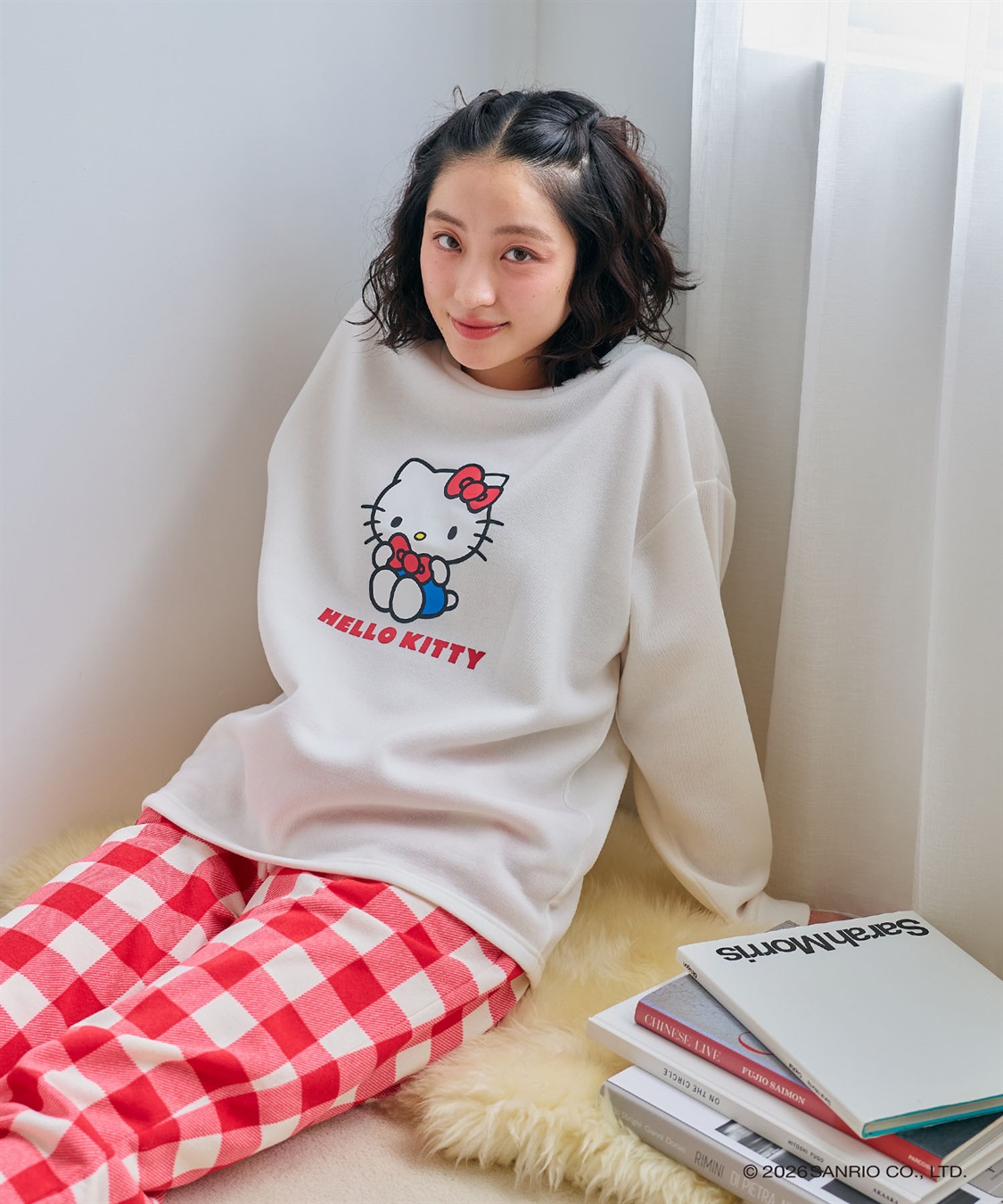 LAFUKU 【sanrio characters】プリント裏起毛スウェットルームウェアSET《サンリオキャラクターズ》_variation_2