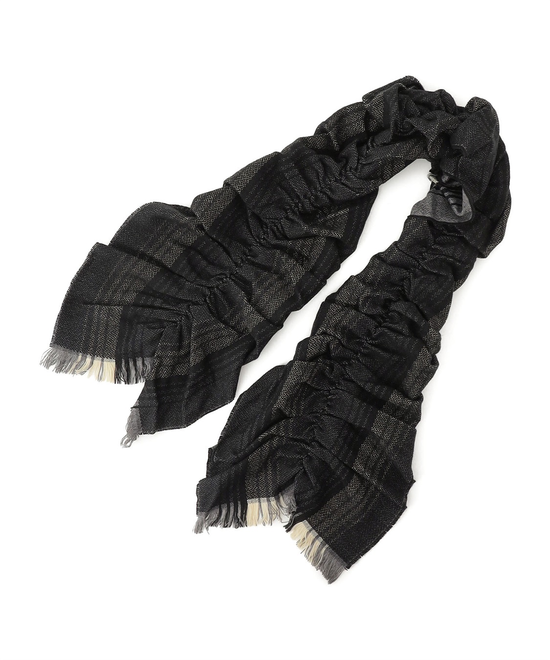 ATSURO TAYAMA シャドウストライプギャザーストール_variation_1