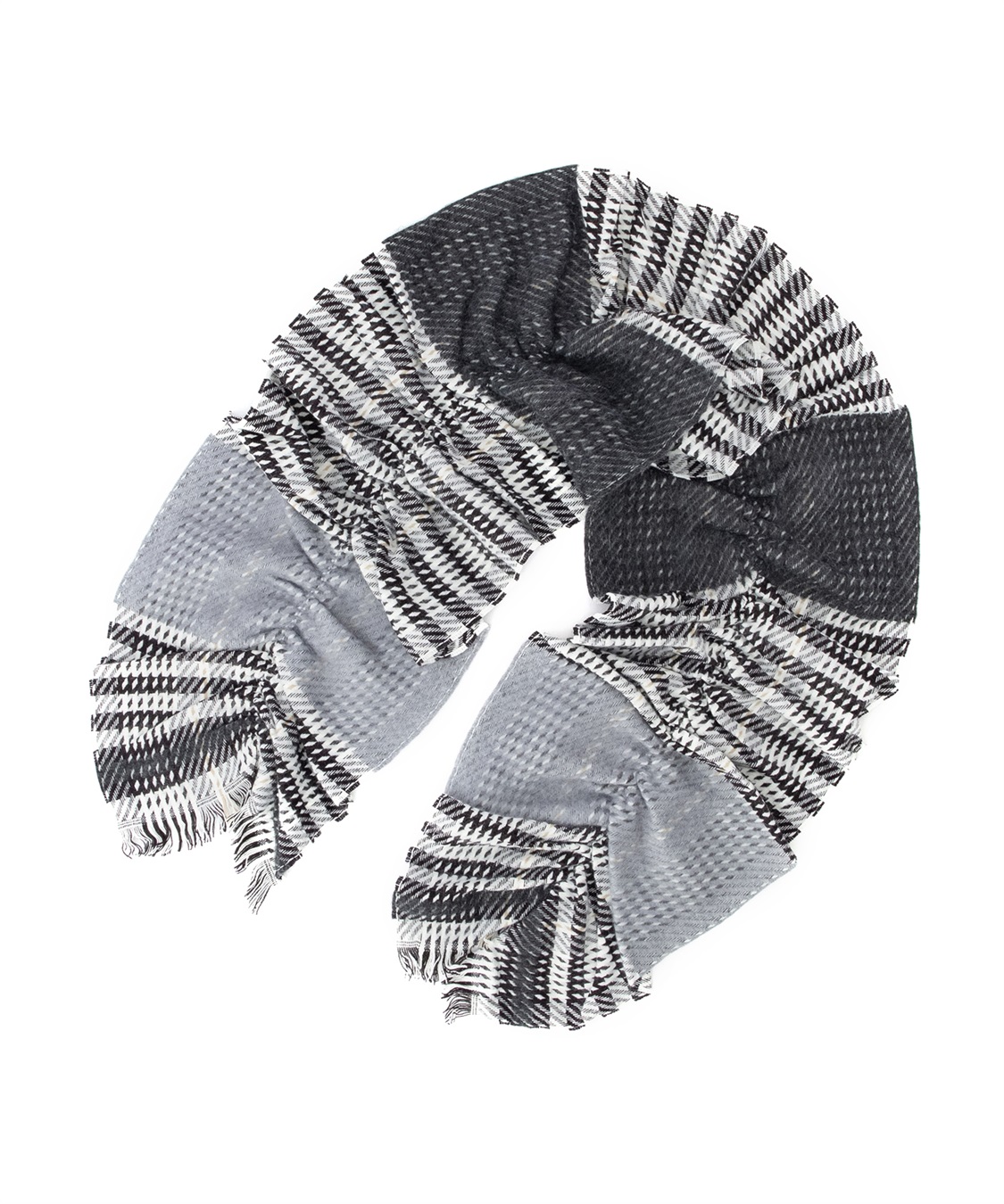 ATSURO TAYAMA チェック柄ストール_variation_1