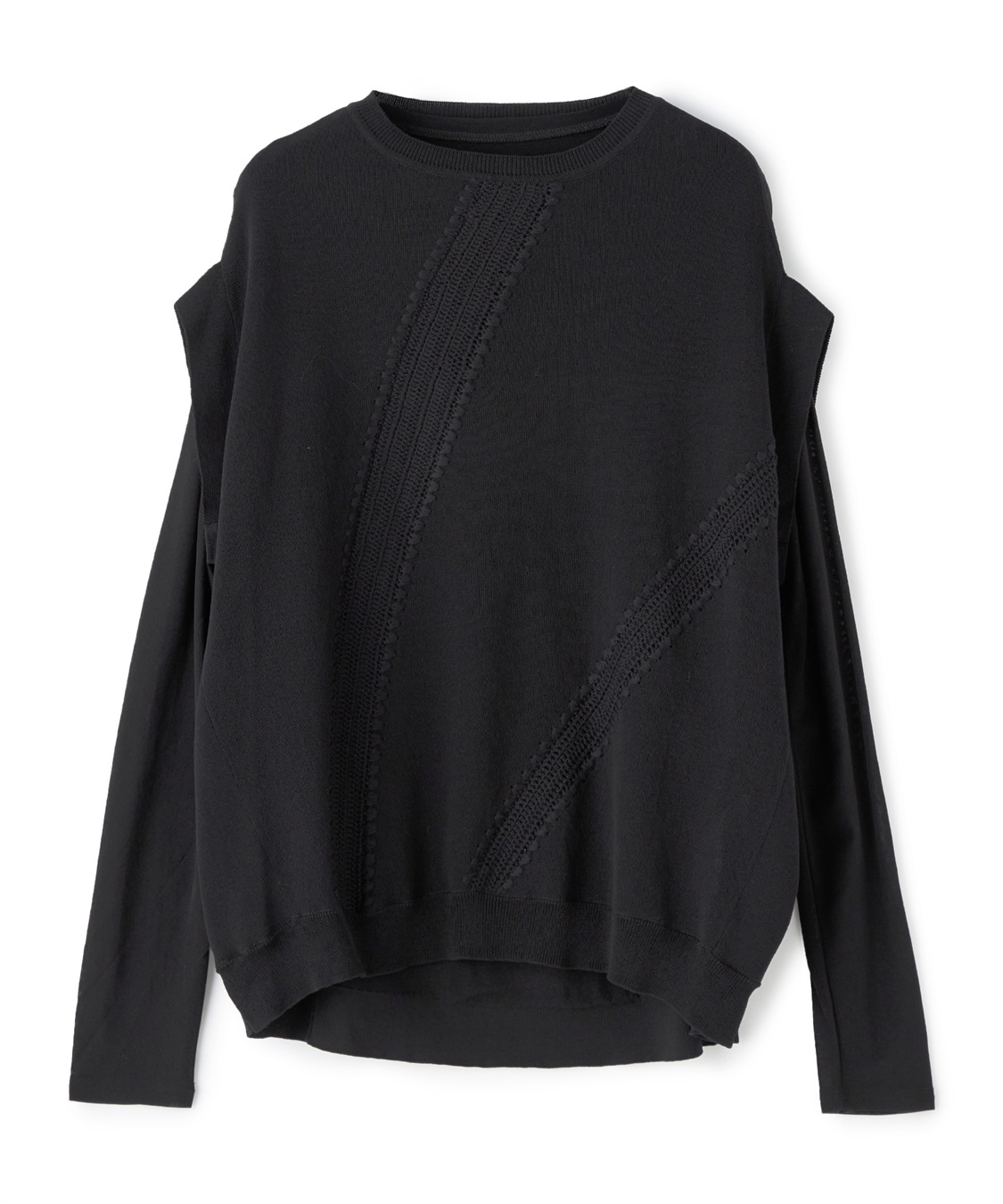 ATSURO TAYAMA ノースリーブニット・長袖カットソー2枚セット_variation_1