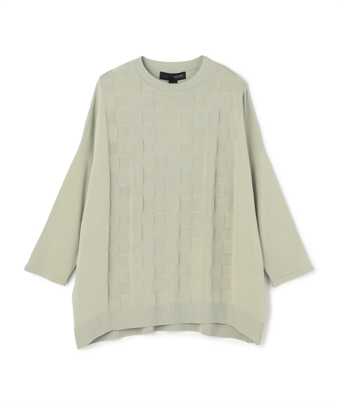 ATSURO TAYAMA ブロック柄プルオーバーニット_variation_2