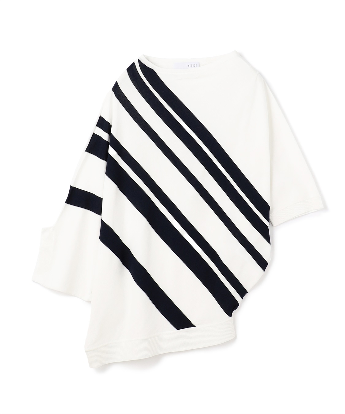 ATSURO TAYAMA 接触冷感バイアス柄変形トップス_variation_3