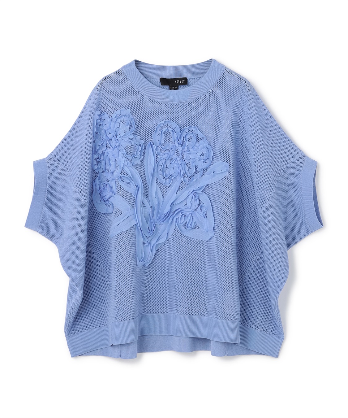 ATSURO TAYAMA メッシュフラワー刺しゅうトップス_variation_3