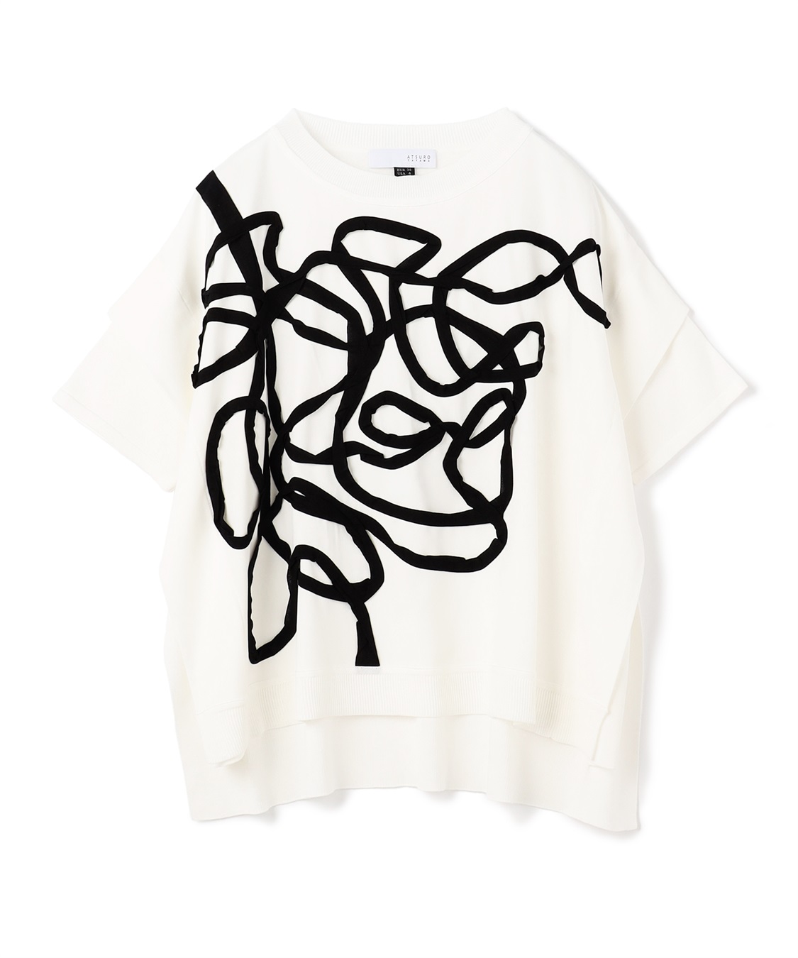 ATSURO TAYAMA 手書き風テープトップス_variation_2