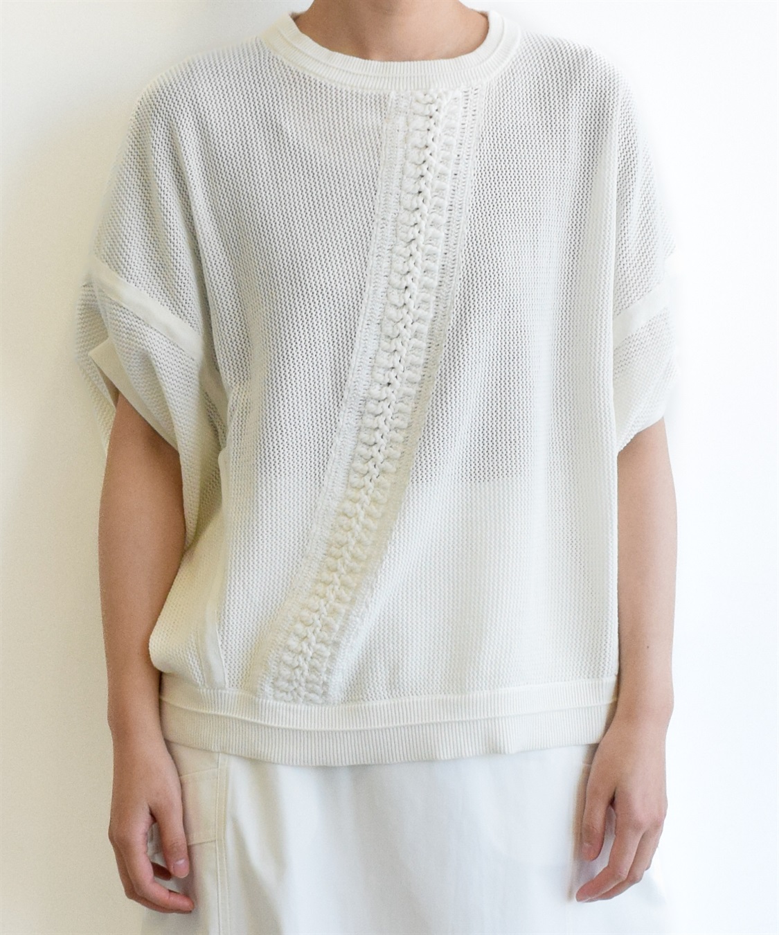 ATSURO TAYAMA コットンメッシュトップス_main