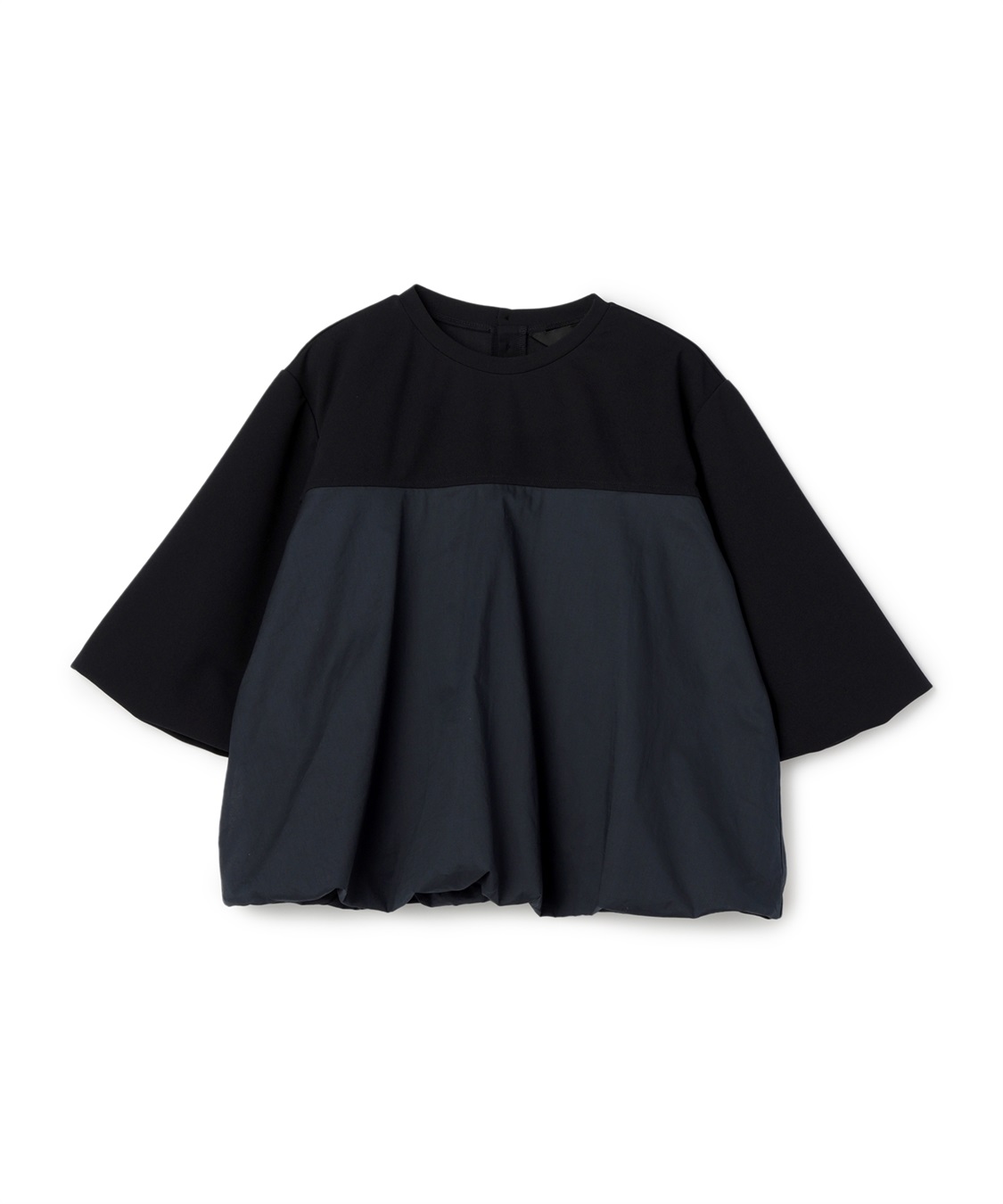 ATSURO TAYAMA 異素材切り替え半袖プルオーバー_variation_3