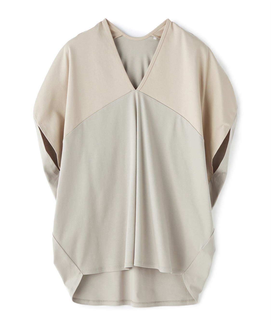 ATSURO TAYAMA 配色切り替えVネックプルオーバー_variation_2