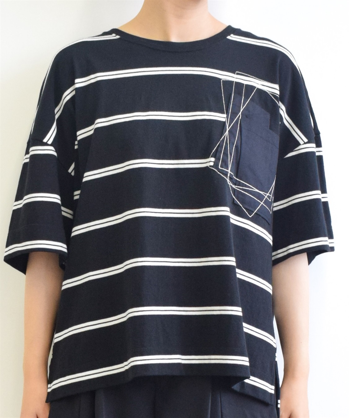 ATSURO TAYAMA 胸ポケット&#215;刺しゅうプルオーバー_main