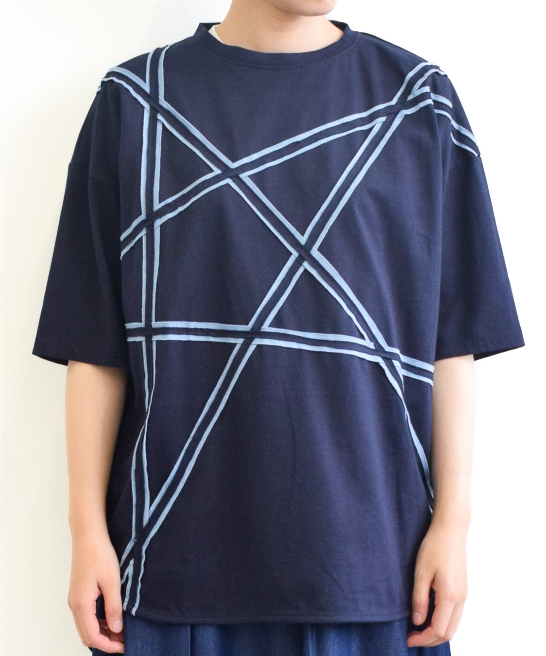 ATSURO TAYAMA スターモチーフライン入りTシャツ_main