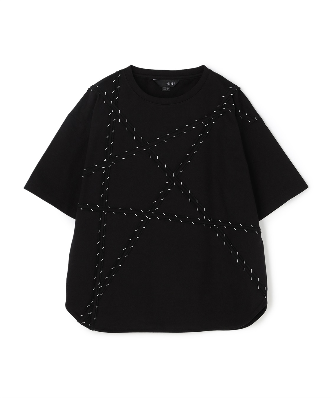 ATSURO TAYAMA スターモチーフライン入りTシャツ_variation_3