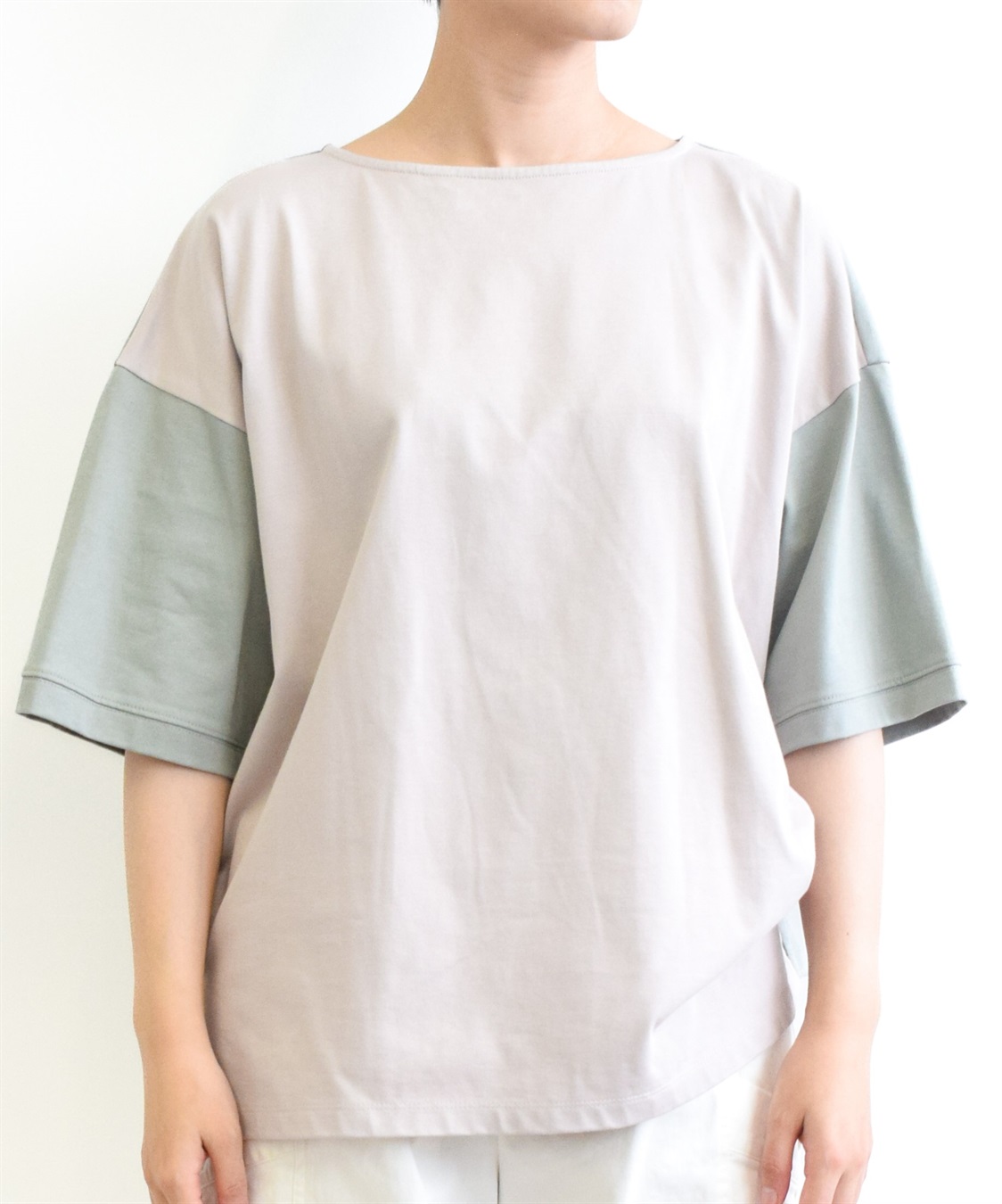 ATSURO TAYAMA チェーン付きドロップショルダーカットソー_main