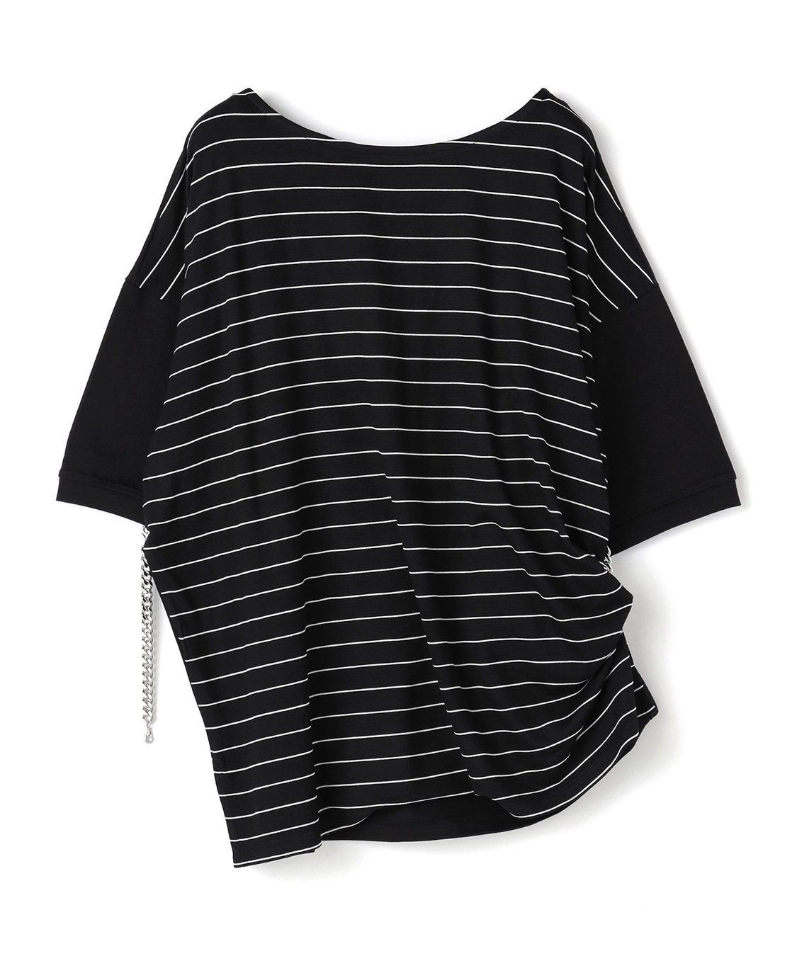 ATSURO TAYAMA チェーン付きドロップショルダーカットソー_variation_1