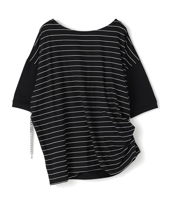 ATSURO TAYAMA チェーン付きドロップショルダーカットソー_variationthumb_1