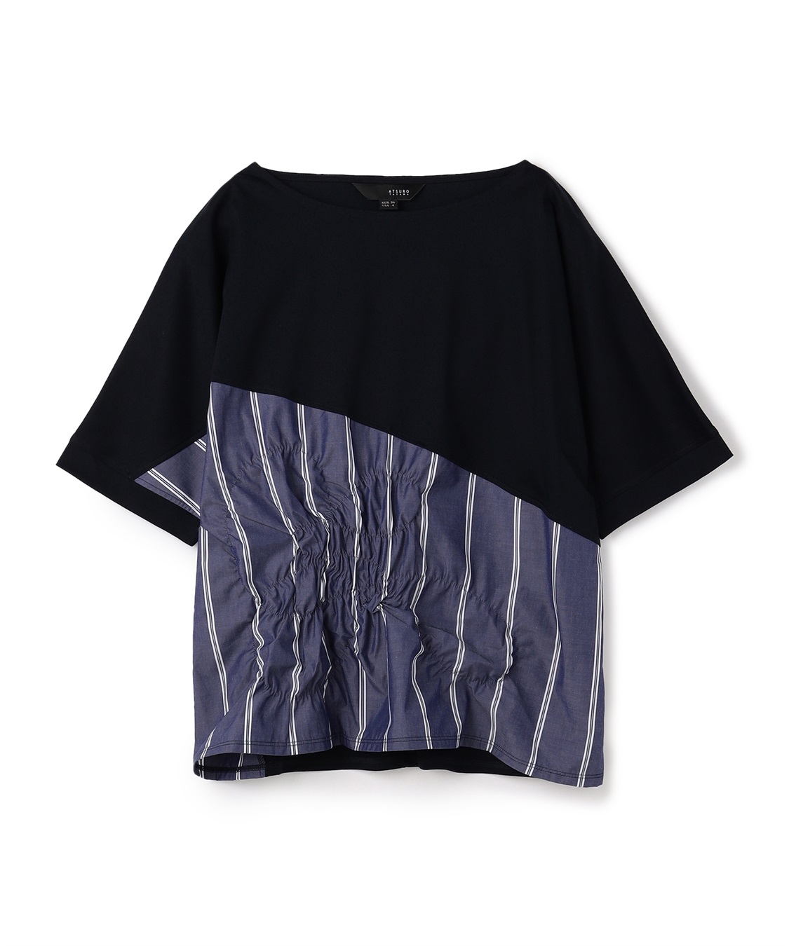 ATSURO TAYAMA ストライプシャーリングプルオーバー_variation_2