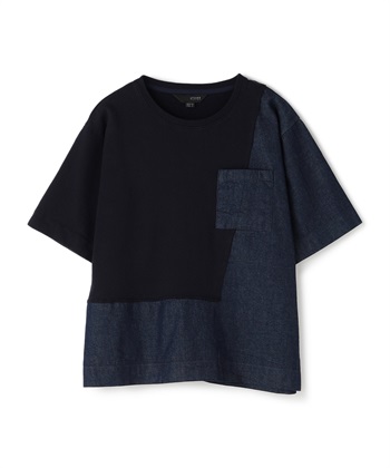 デニムTシャツ(ネイビー-36)