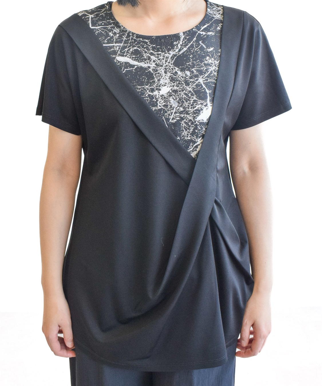 ATSURO TAYAMA 異素材レイヤードプルオーバートップス_main