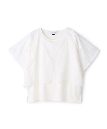 ATSURO TAYAMA ポンチョ風レイヤードトップス_variationthumb_1