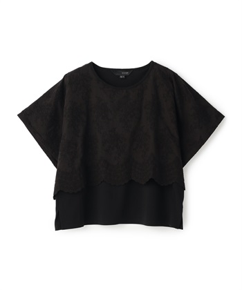 ATSURO TAYAMA ポンチョ風レイヤードトップス_variationthumb_2