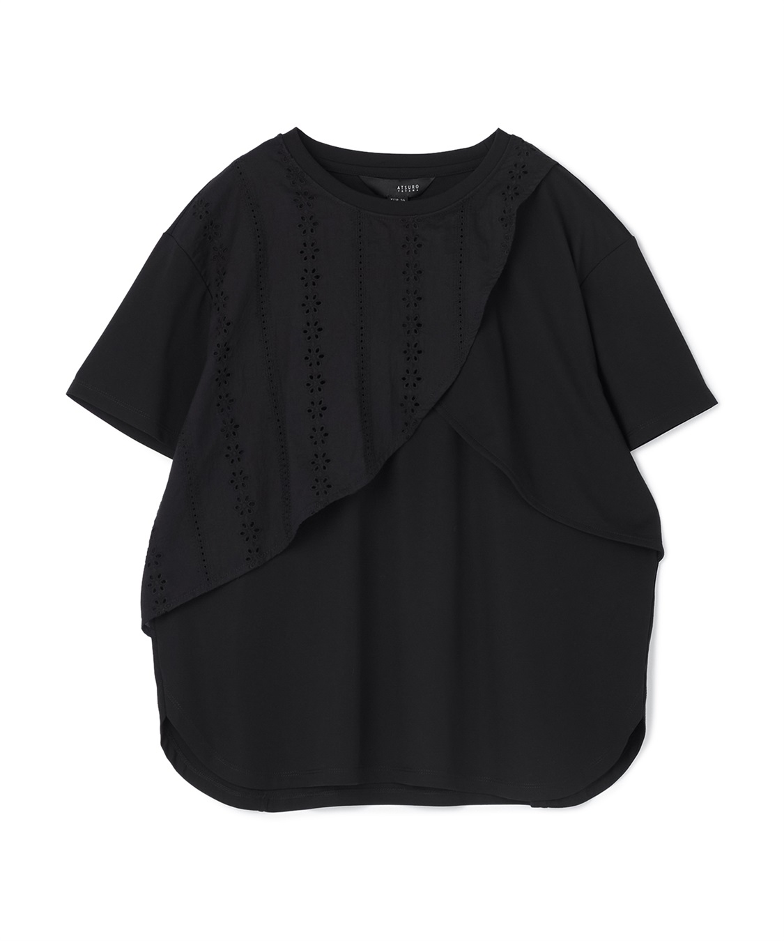 ATSURO TAYAMA 異素材レースコンビカットソー_variation_2