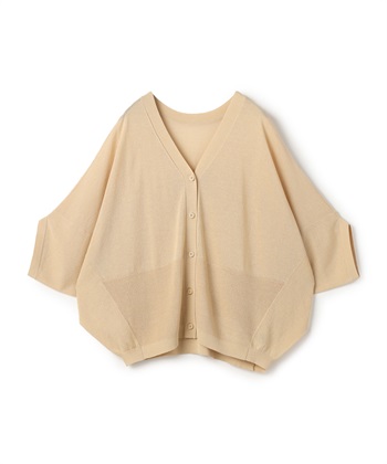 レーヨン×ナイロン2WAYニットトップス(ベージュ-36)