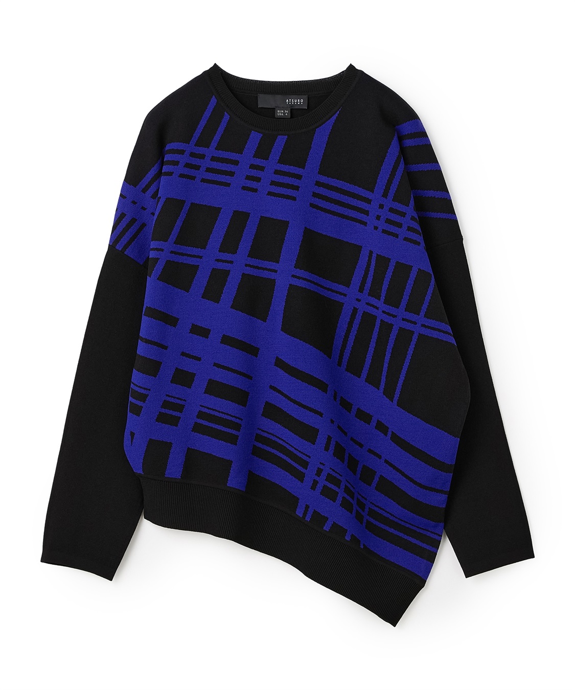 ATSURO TAYAMA アートチェックジャカードセーター_main