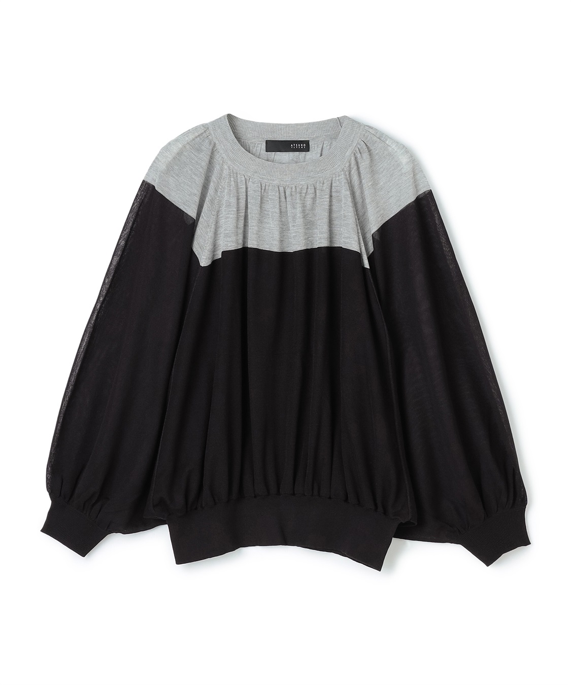 ATSURO TAYAMA ギャザープルオーバーニット_variation_3