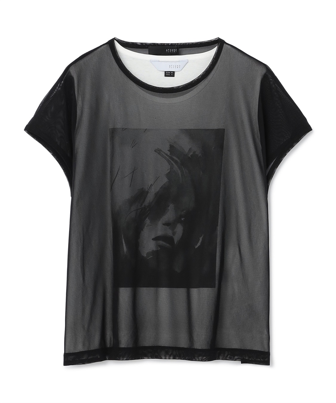 ATSURO TAYAMA アートプリントコンビトップス_variation_2