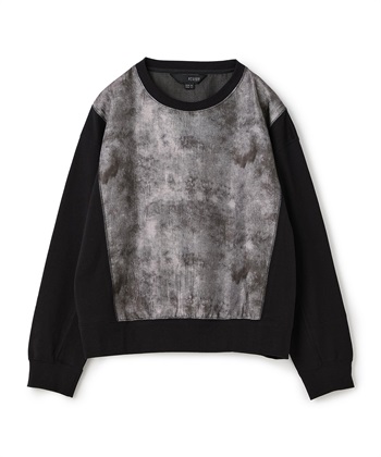 アートプリントプルオーバー(ブラック系-36)