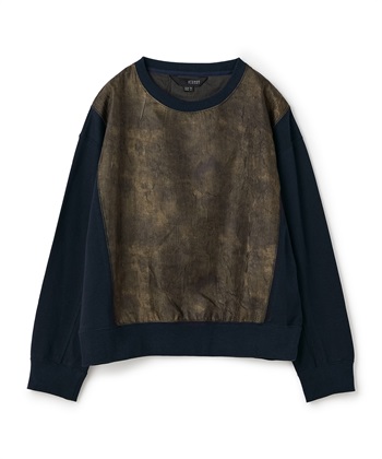 アートプリントプルオーバー(ネイビー系-36)