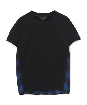 ドッキング半袖プルオーバー(ブラック系-36)