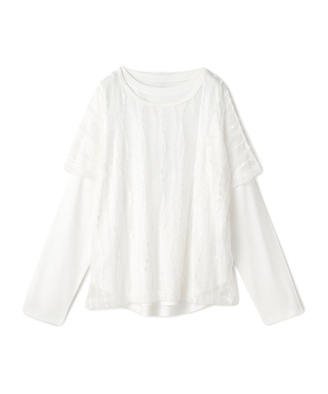 ATSURO TAYAMA 3セットメッシュレイヤードトップス_variation_1