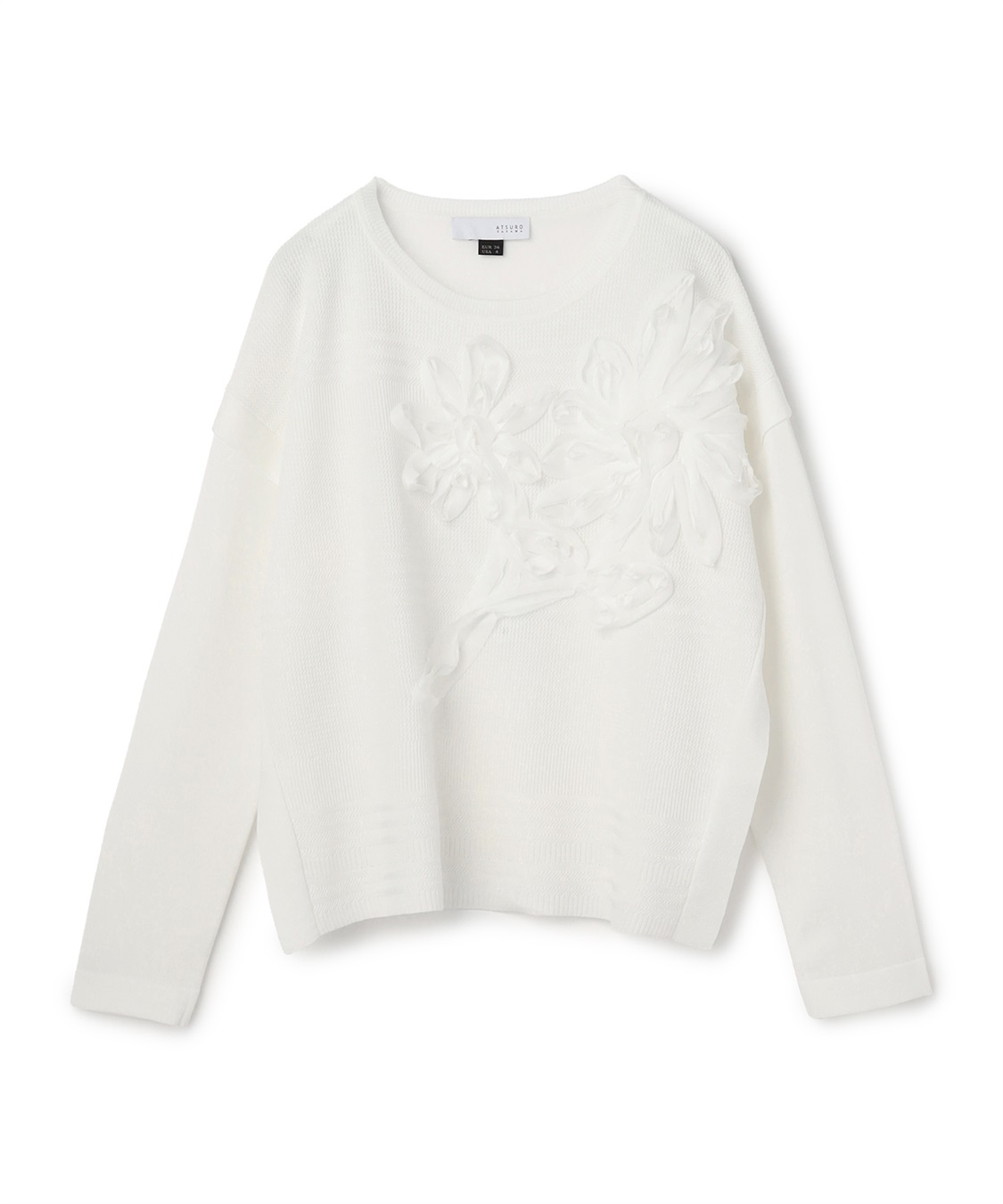 ATSURO TAYAMA フラワーモチーフニットプルオーバー_variation_1
