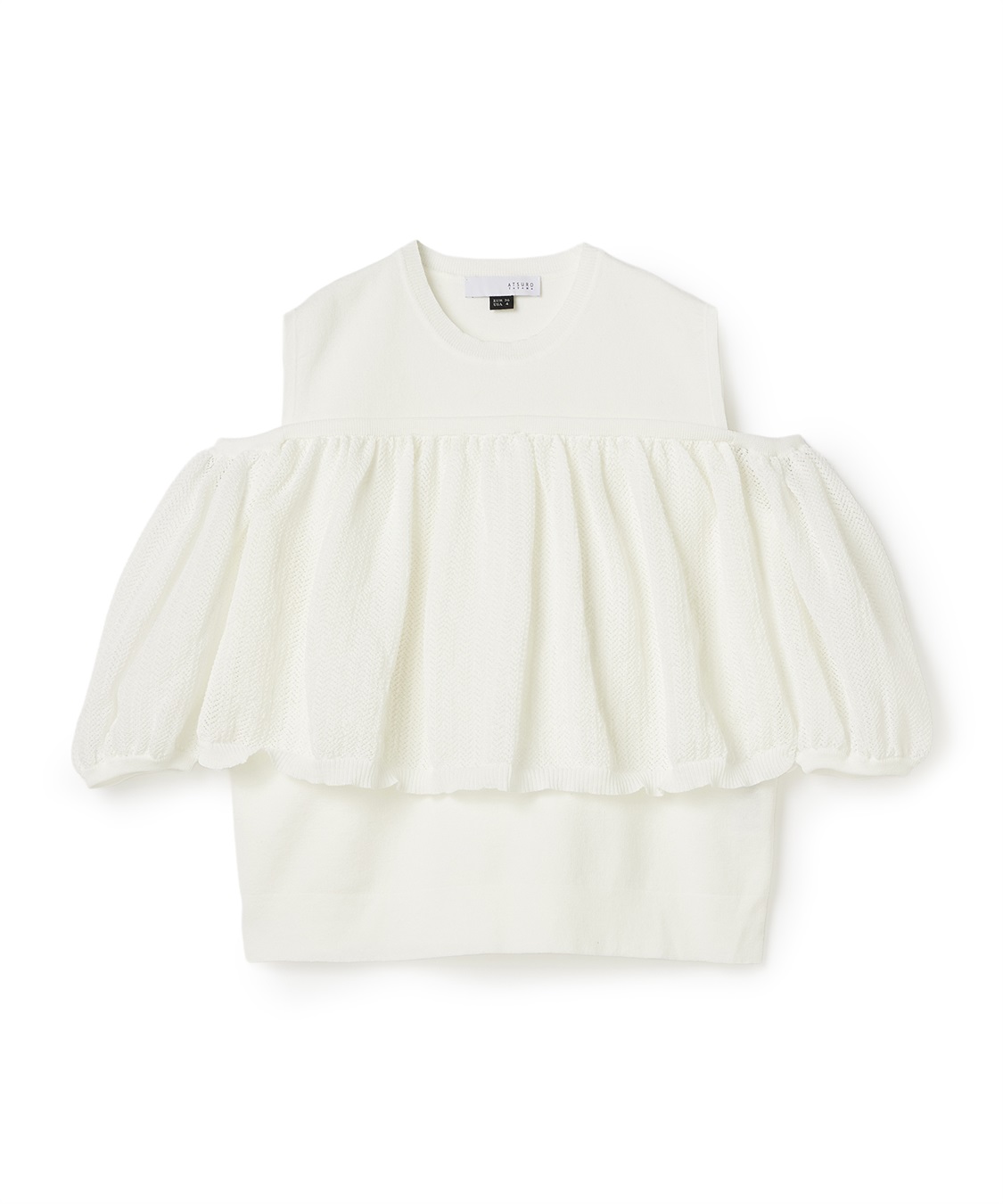 ATSURO TAYAMA レイヤードノースリーブニット_variation_1