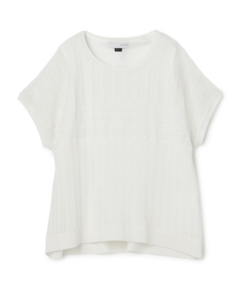 ATSURO TAYAMA 透かし編みサマーニット（インナー付き）_variationthumb_1