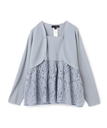 ATSURO TAYAMA レースドッキングニットトップス_variationthumb_3