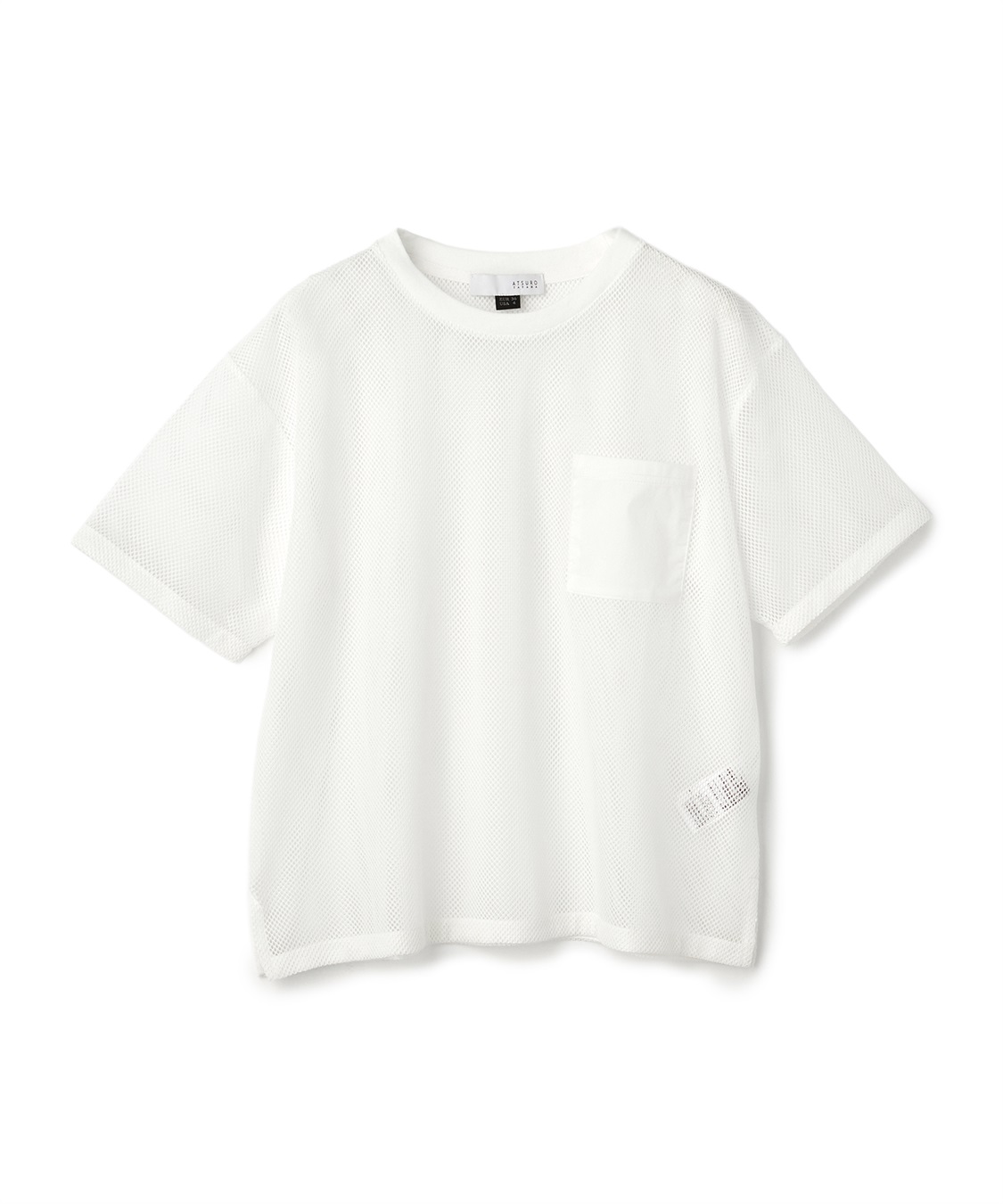 ATSURO TAYAMA クルーネックメッシュプルオーバー_variation_1