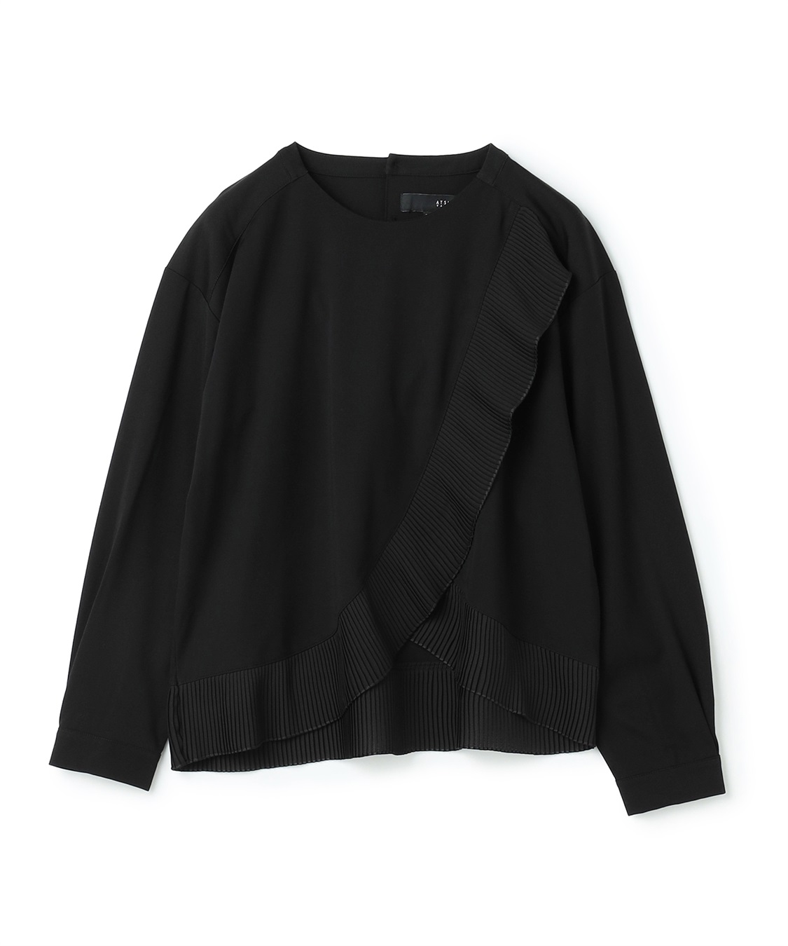 ATSURO TAYAMA アシンメトリープリーツデザイントップス_variation_2