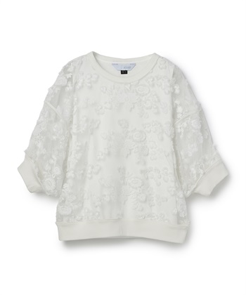 ATSURO TAYAMA レイヤード刺繍レースプルオーバー_variationthumb_1