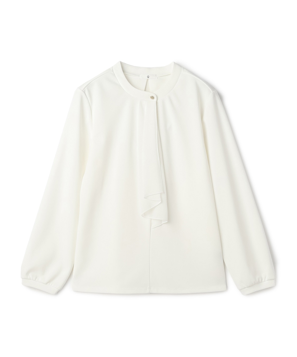 CROSS FUNCTION 《抗菌防臭・通気性》正解 シフォンフリルカットソーブラウス【CF/クロスファンクション】_variation_1