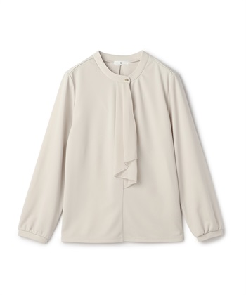 CROSS FUNCTION 《抗菌防臭・通気性》正解 シフォンフリルカットソーブラウス【CF/クロスファンクション】_variationthumb_2